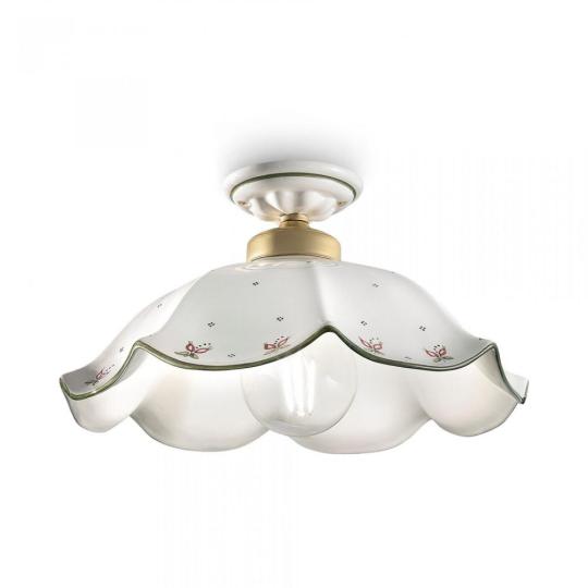 halo konyha etkezo kezzel festett mennyezeti lampa alacsony belmagassag klasszikus keramia olasz design provansz toszkana rusztikus retro viragos vintage.jpg
